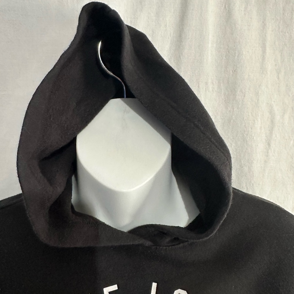 Justice “Live Love” Hoodie – Kids Medium – Black - Picture 3 of 4
